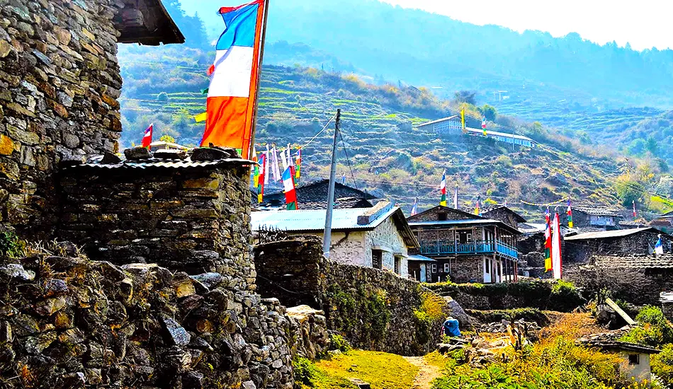 Traditional Tamang Village